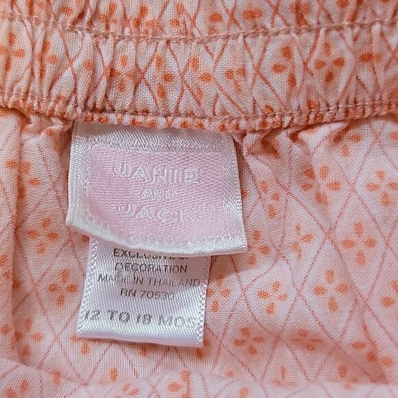 JANIE AND JACK PEACH TIERED SKIRT, SIZE 12-18 MONTHS - Picture 4 of 6